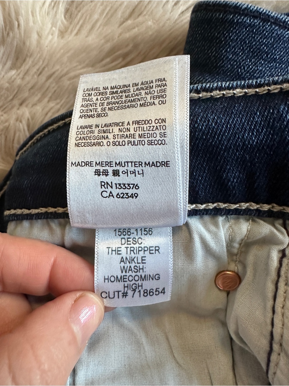 MOTHER Denim The Tripper Ankle Jeans in Homecoming High Size 29 - Picture 14 of 16